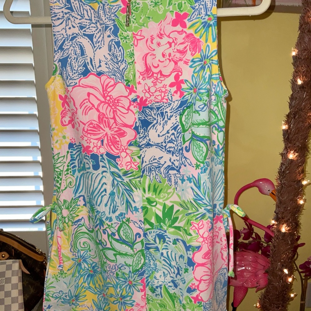Lilly Pulitzer NEW W/TAGS Donna Top Multi Cheek to Cheek - Picture 7 of 16